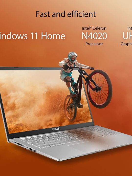 ASUS VivoBook 15, 15.6-inch HD, Dual Core Intel Celeron, 4GB RAM/256GB SSD/Integrated Graphics