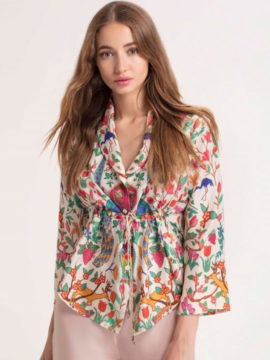 Cream Coloured Empire Top (SHAYE)