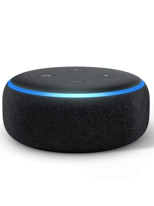 Echo Dot (3rd Gen) – New and improved smart speaker with Alexa (Black)