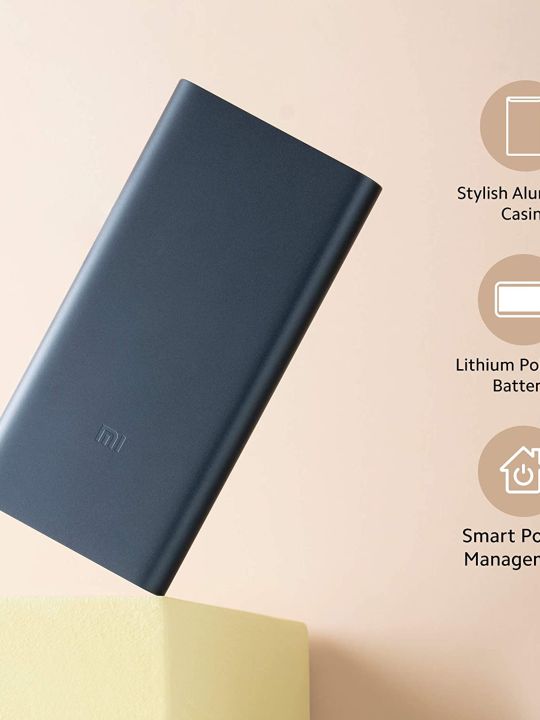 Mi 10000mAH Li-Polymer, Micro-USB and Type C Input Port, Power Bank 3i with 18W Fast Charging