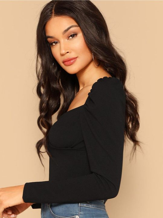 Sweetheart Neck Wrap Top ( SHEETAL Associates )