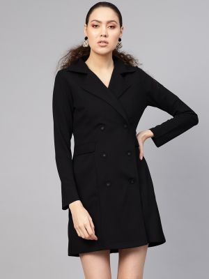 Black Blazer Dress (SASSAFRAS)
