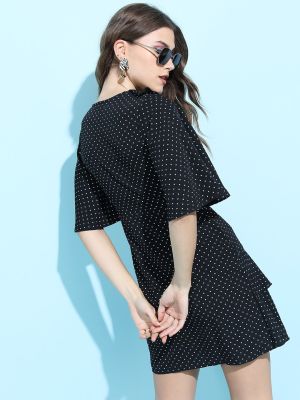 Black Wrap Dress (Tokyo Talkies)