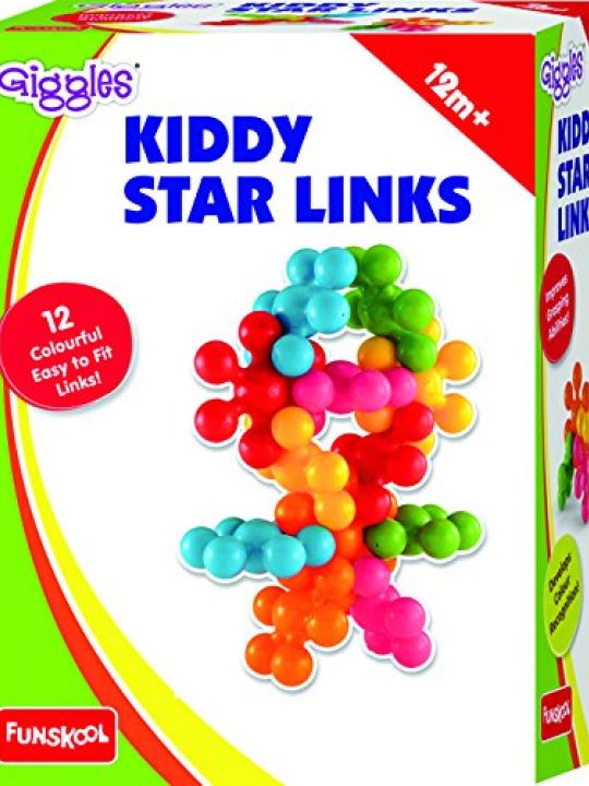 Funskool Star Links, Multicoloured Interlocking Learning Educational Blocks (Giggles)