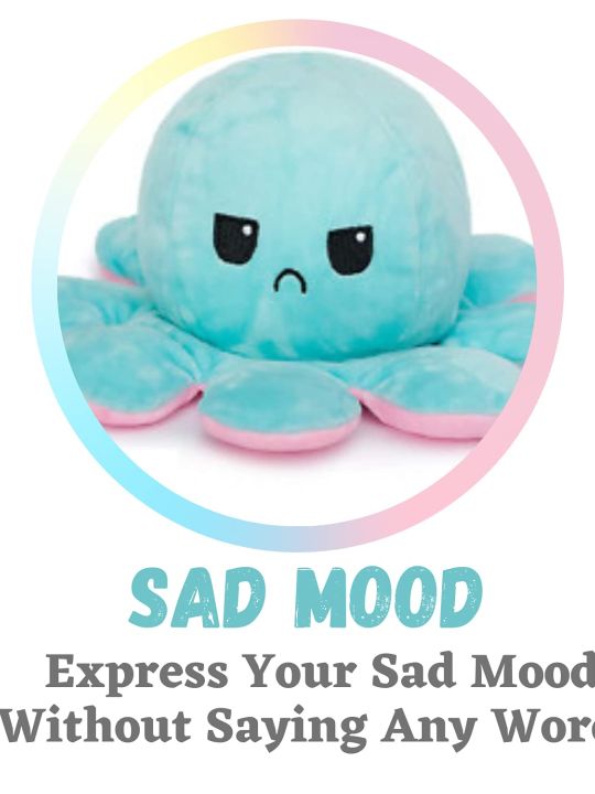 Octopus Plushie Reversible Soft Toys for Kids, 12 cm, Octopus (DIKANG)