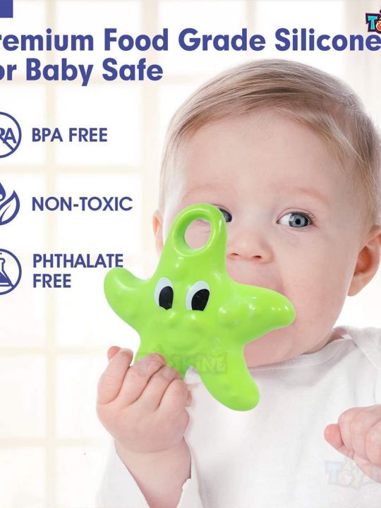 Rattle Set with Teathers for New Born Babies, Pack of 7 (Toyshine)