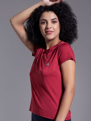 Activewear T-Shirt in Maroon