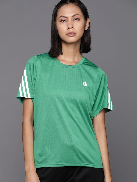 ADIDAS 3-Striped Detail Running T-shirt