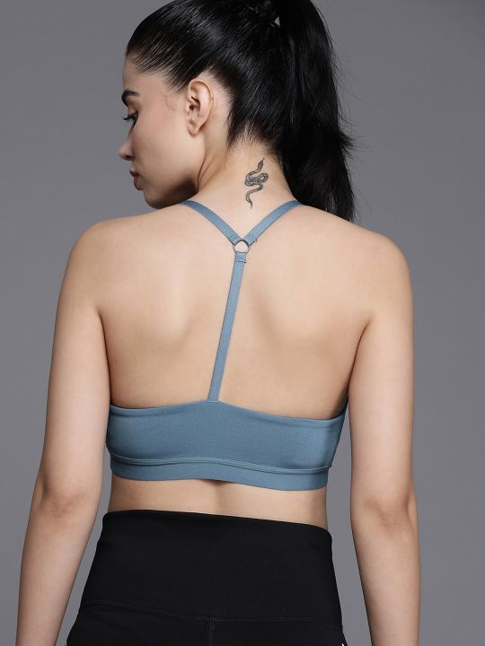 ADIDAS Blue Bra Lightly Padded