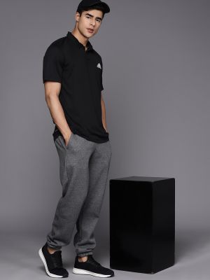 ADIDAS Brand Logo Detail IN SMU PL Polo Collar T-shirt