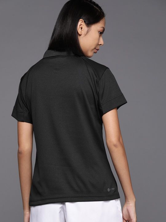 ADIDAS Freelift Polo Collar Heat Dry Technology T-shirt