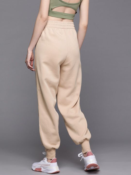 ADIDAS Originals Women Beige Laced Cuff Joggers