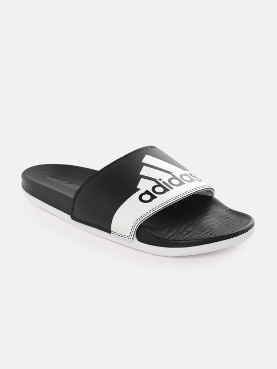 ADIDAS Unisex Brand Logo Print Adilette Comfort Sliders