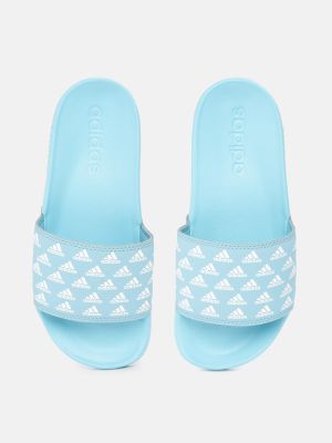 ADIDAS Women Brand Logo Print Sliders