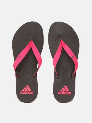 ADIDAS Women Pink & Black EEZAY 2018 Thong Flip-Flops