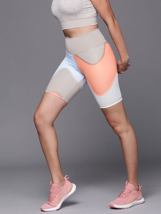 ADIDAS Women Printed High-Rise Aeroready Cycling Shorts