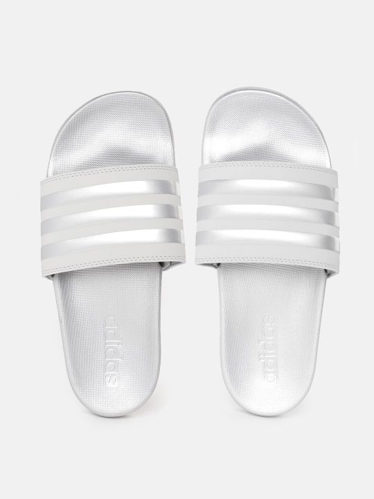 ADIDAS Women Striped Adilette Comfort Sliders