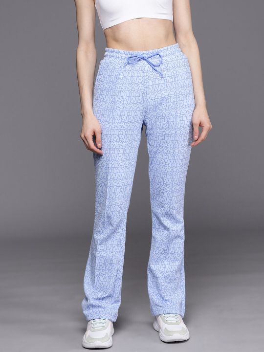 ADIDAS Women Typographic Printed Slim Fit Track Pants
