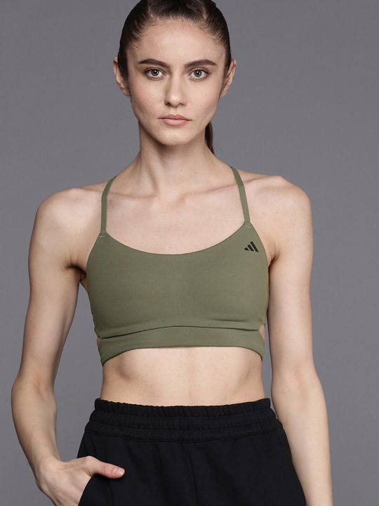 ADIDAS Yoga Studio Lightly Padded Light-Support Bra