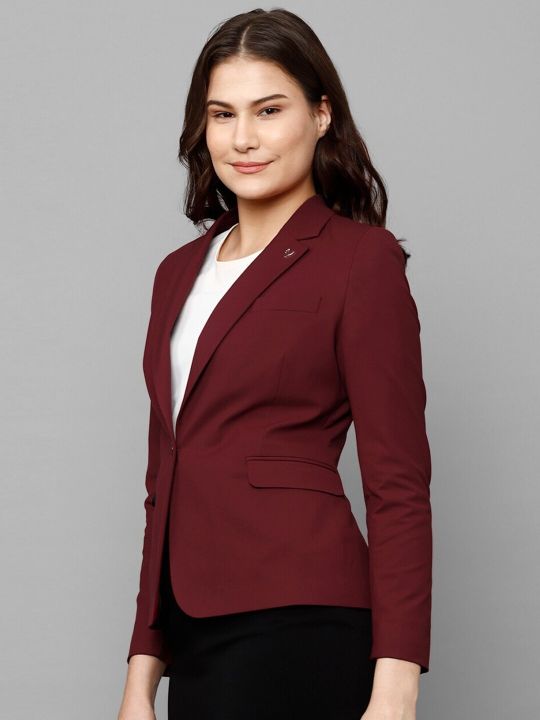 Allen Solly Woman Women Single Breasted Casual Blazer