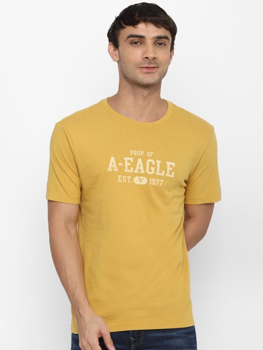 AMERICAN EAGLE OUTFITTERS Typography Printed Pure Cotton T-shirt
