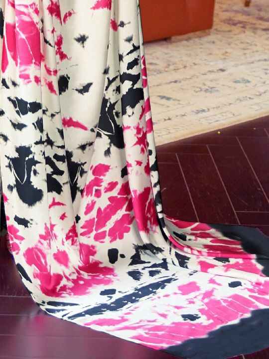 Anouk Printed Tie and Dye Saree