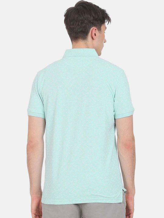 Arrow Sport Graphic Printed Polo Collar Casual T-shirt