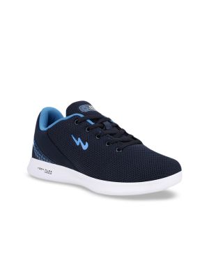 Campus Women Navy Blue Mesh Running Shoes