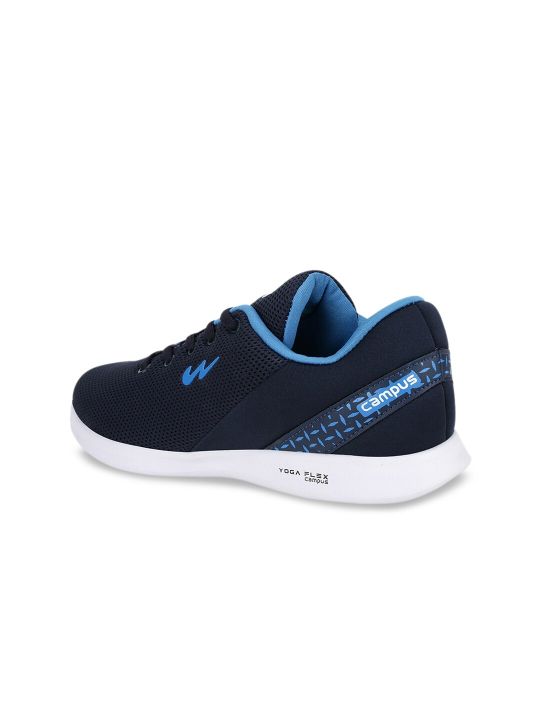Campus Women Navy Blue Mesh Running Shoes