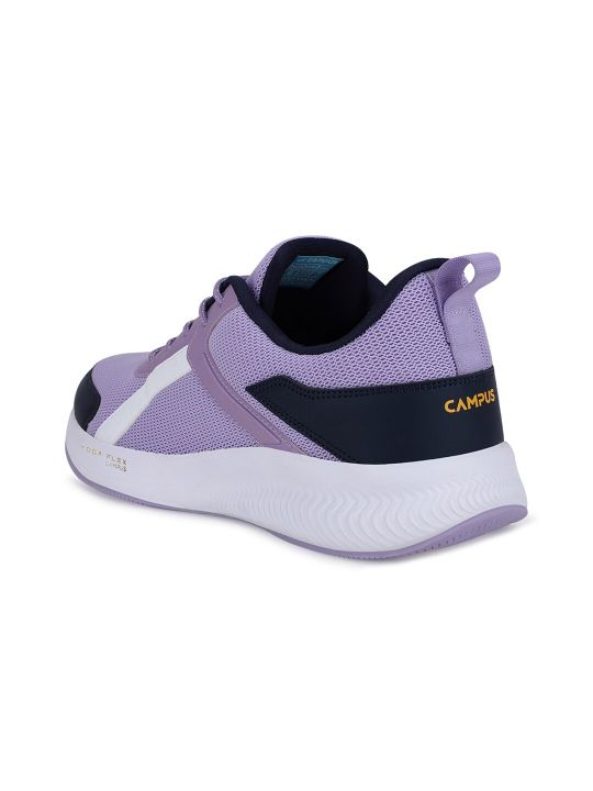 Campus Women Purple Mesh Running Shoes