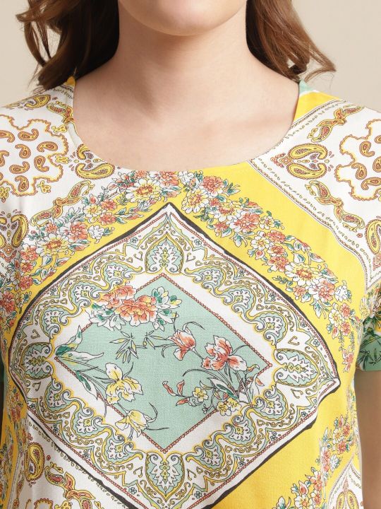 Claura Women Printed Night Suit