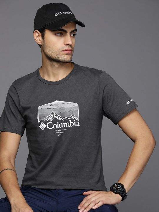 Columbia Graphic Printed Cotton casual T-Shirt