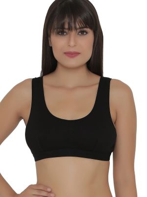 Cotton Non-Padded Non-Wired Sports Bra