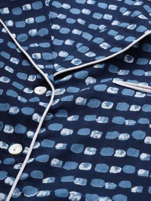 Divena Women Blue & White Printed Night Suit