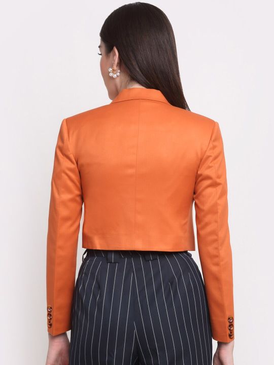 Ennoble Comfort-Fit Crop Blazer
