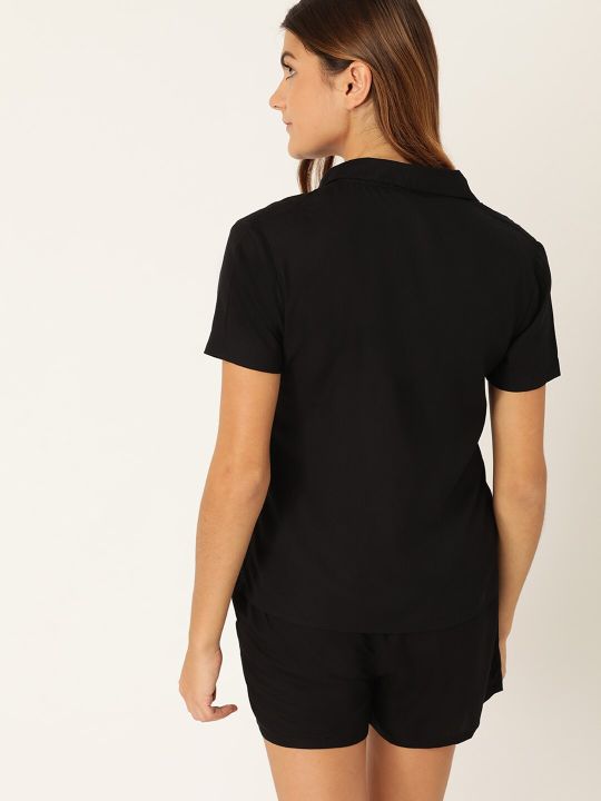 ETC Women Black Night suit