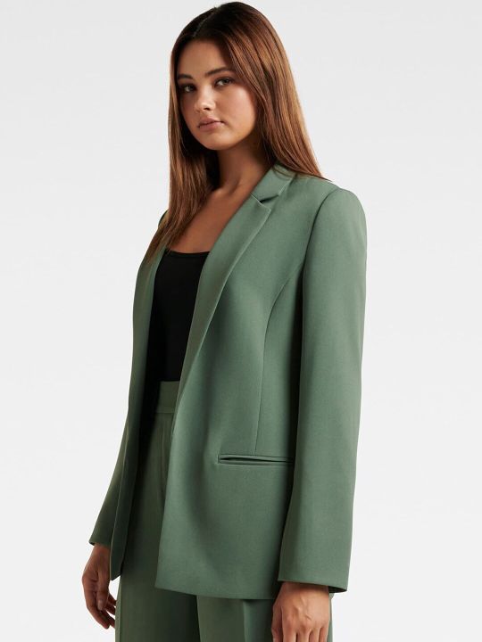 Forever New Tailored-Fit Open Front Tori Boyfriend Blazer