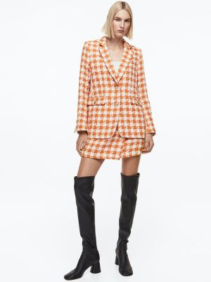 H&M Women Textured Blazer