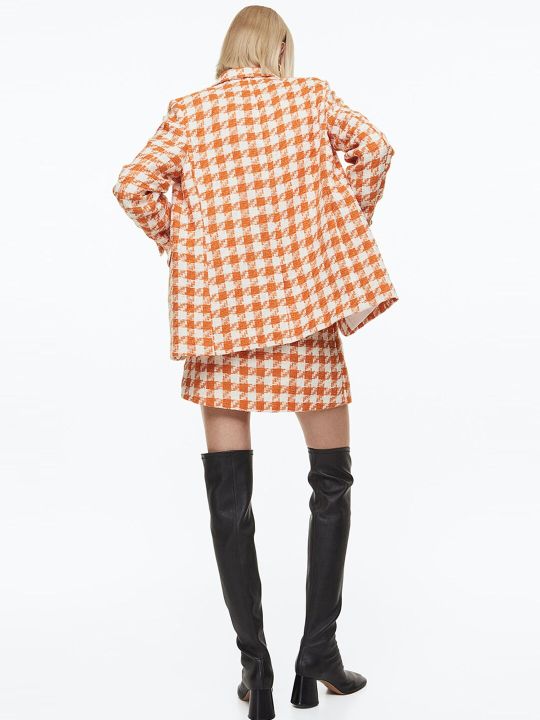 H&M Women Textured Blazer