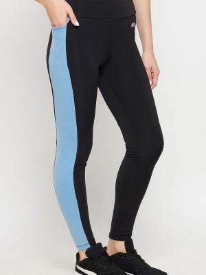 High Rise Active Tights in Black with Side Pocket