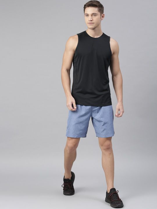 HRX by Hrithik Roshan Men Black Advanced Rapid Dry Training T-shirt