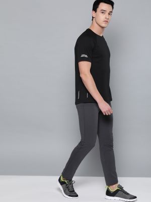 HRX by Hrithik Roshan Men Black Rapid Dry Running T-shirt