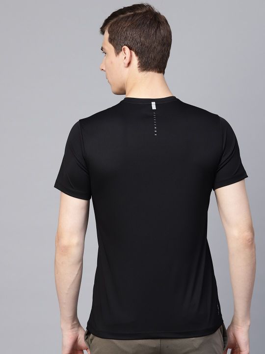 HRX by Hrithik Roshan Ultralyte Men Black Running T-shirt