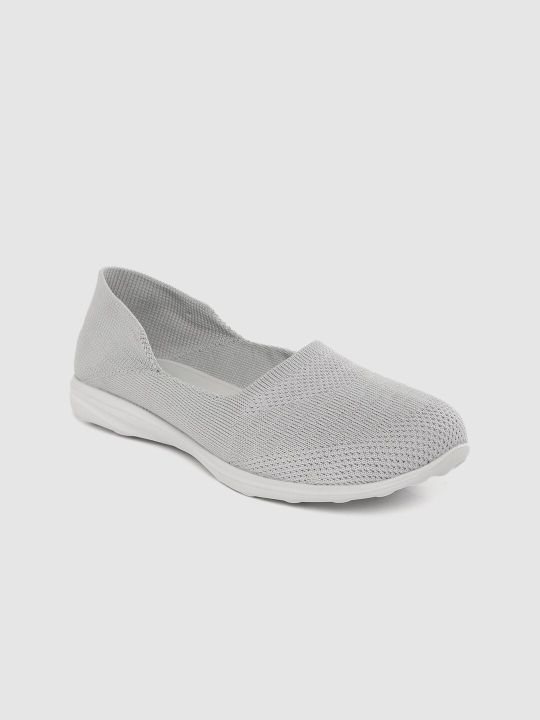 HRX by Hrithik Roshan Women Grey Soft Walk Ballerina Shoes