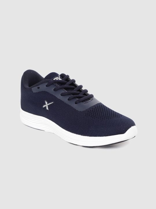 HRX by Hrithik Roshan Women Navy Blue Flex Woven Design Running Shoes