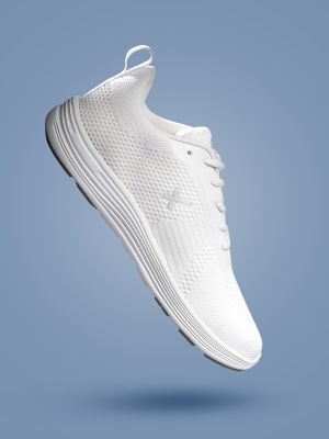 HRX by Hrithik Roshan Women White Woven Design Running Shoes