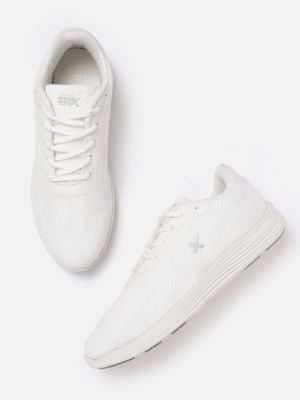 HRX by Hrithik Roshan Women White Woven Design Running Shoes
