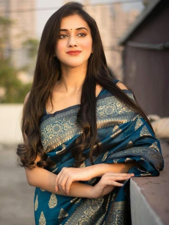 Jinax Woven Design Zari Pure Silk Banarasi Saree