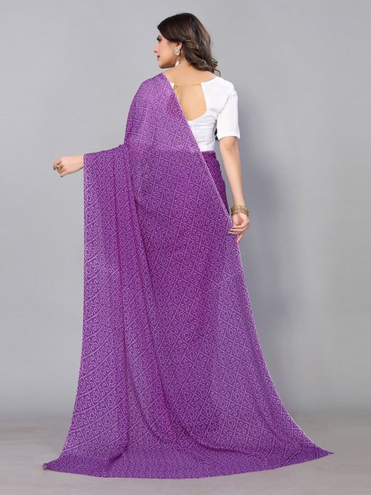 KALINI Bandhani Printed Saree