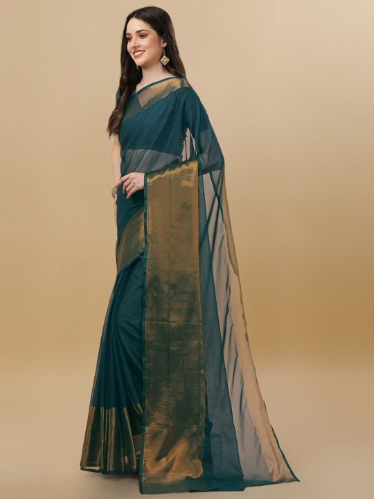 KALINI Zari Pure Georgette Ready to Wear Ilkal Saree